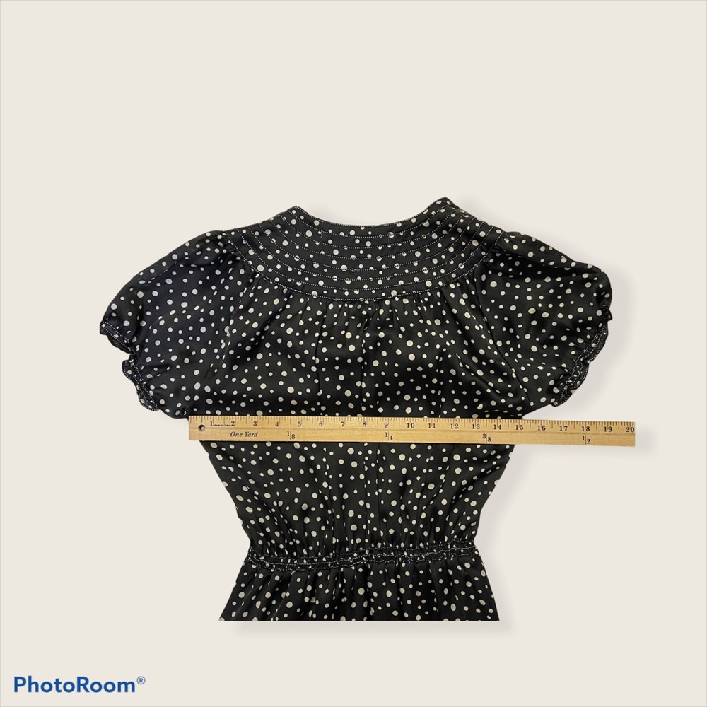 Max Studio Dress Black/ White Polka Dots Sz. SMALL - Picture 9 of 12